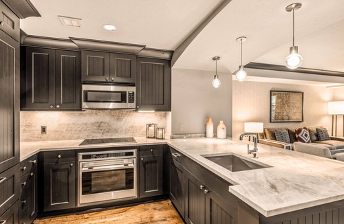 Avon Condo | ! LOVE RITZ 1BR ULTIMATE SUMMER LUXURY w/VIEWS,2 DECKS/2 FIREPLCES-POOL AMAZING!