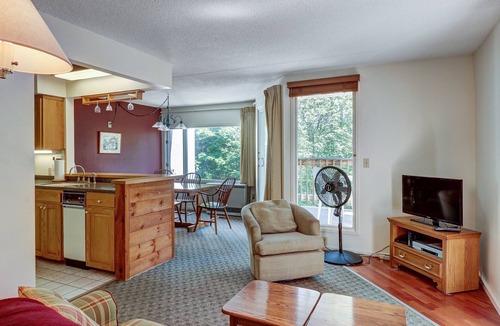 Warren Apartment | Lovely condo near skiing with 3 pools, sauna, fitness room & balcony