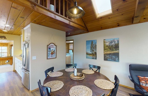 Bass Lake House | Lovely home with boat slip, association beach, large deck, WiFi & laundry