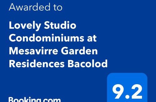 Bantud Hacienda Apartment | Lovely Studio Condominiums at Mesavirre Garden Residences Bacolod
