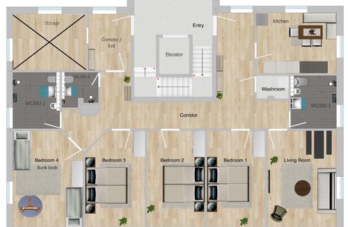 Perlach Apartment | LTA Apartment München Süd No3 Friends & Family