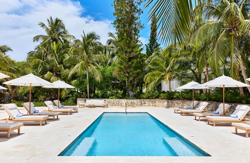 Governor's Harbour Villa | Lush Garden Hideout w/Veranda, Steps from Seaside Dining & Pink Beach Walks