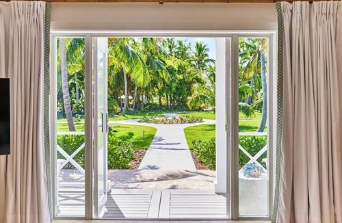 Governor's Harbour Villa | Lush Garden Hideout w/Veranda, Steps from Seaside Dining & Pink Beach Walks