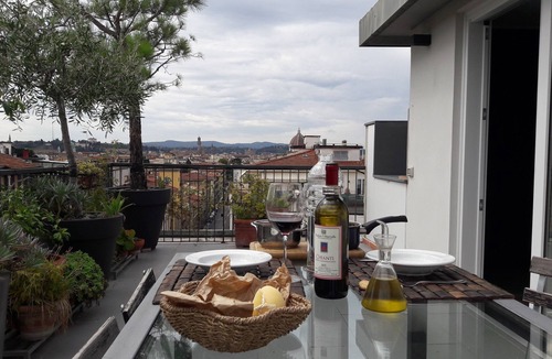 Santissima Annunziata House | lux design attic | beautiful terrace | great city view over Duomo and Fiesole