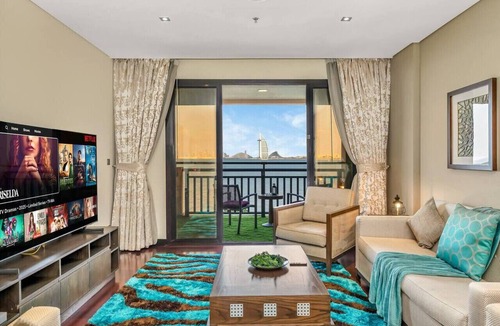 Palm Jumeirah Apartment | Lux Hideaway in Anantara| Burj AlArab & Sea Views
