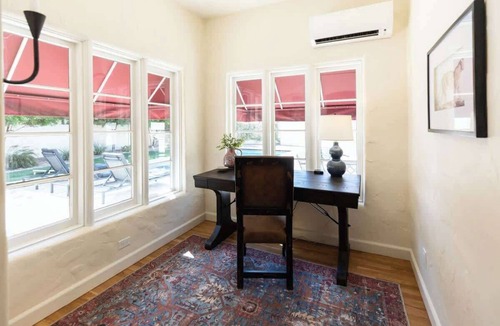 Encanto-Palmcroft House | Lux Historic Villa 3 King Beds, Pool, Spa, Firepit