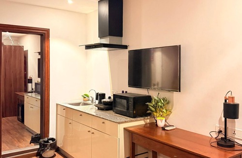 Gurugram Apartment | Lux Loft Studio w/Balcony in Gurgaon with Pool Access