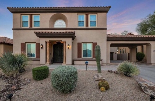 Sonoran Foothills Villa | Lux Phoenix Villa Swim Up Bar