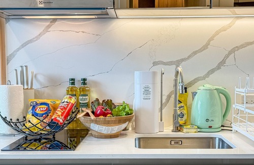 Pathumwan Apartment | Luxe City Condo in Central Bangkok 曼谷市中心全新公寓 暹罗百丽宫·中央世界旁 一室一厅加大床城市景观酒店式套房 步行可达主