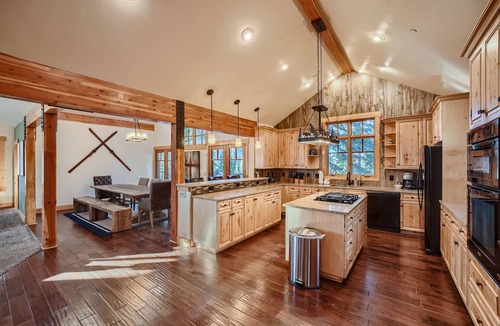 Blue River House | Luxe BlueRiver Home, Private Movie Theater, Billiards, Hot Tub, Heated Garage