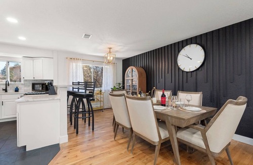 Littleton House | Luxe & Large 4BR/3BA Sleeps 8 Theater, GameRoom, FirePit, Fenced Yard