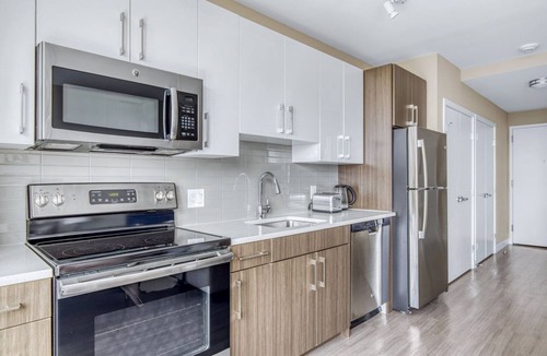 West End Apartment | Luxe North Station Studio w/Gym & W/D, near TD Garden, by Blueground
