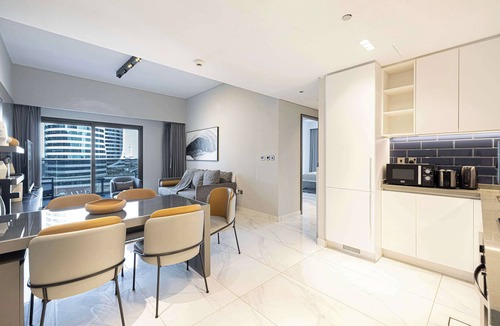 Downtown Dubai Apartment | Luxurious 2-Bedroom Pool View Apartment in MAG 318, Business Bay