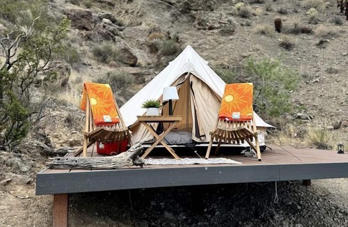 Nelson RV Rental | Luxurious and Comfy Bell Tent in the Stunning Nevada Desert