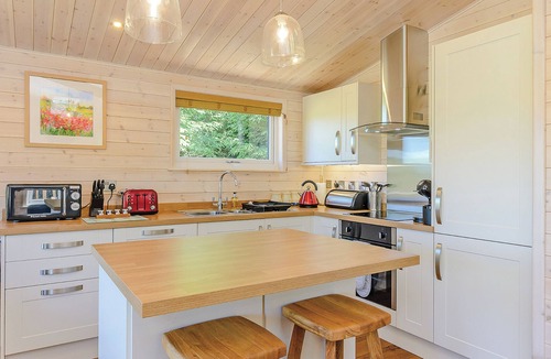 Ashover Ski Chalet | Luxurious and contemporary lodge with stunning countryside views.