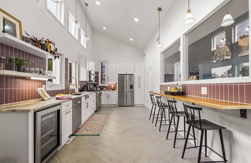 Bay View House | Luxurious Bay View Craftsman with Hot Tub Oasis