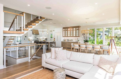 Tisbury House | Luxurious Beachfront Haven w/Private Dock & Views