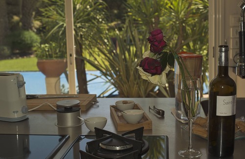 Saint-Nazaire Villa | Luxurious private villa with pool, grill, privacy-protected park, sauna