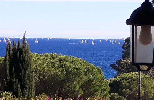 Plage de la Garonnette Villa | Luxurious villa 8 persons Panoramic sea view Swimming pool 10x5m,300 m from the beach