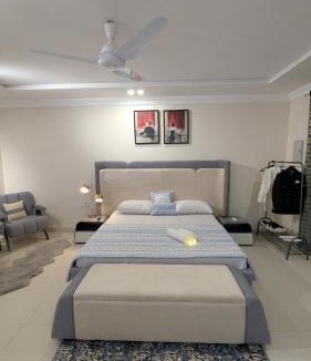 Faisalabad Apartment | Luxury 1BHK studio site parking self check-in