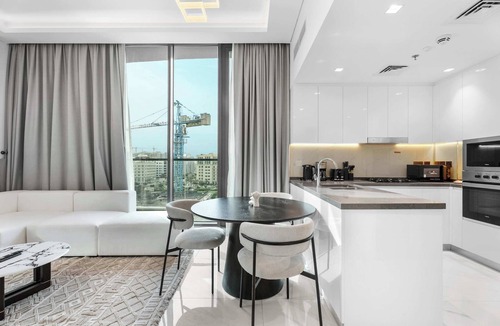 Al Barsha Apartment | Luxury 1BR with Private Pool & Balcony