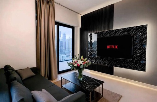 Business Bay Apartment | Luxury 2BR Apt | Infinity Pool with Burj View