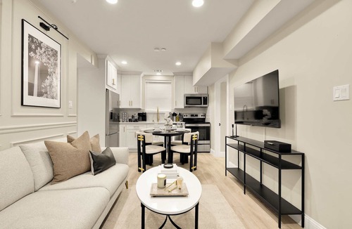 Takoma Apartment | Luxury 3-BR | Parking | EV Charger | Walk to Metro