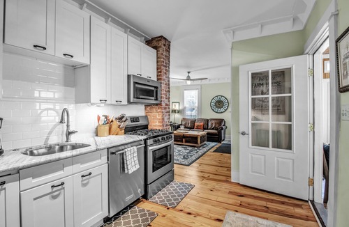 Front Park House | Luxury 3BR, 2 Full + 2 Half Baths/Walk to Elmwood/Garage/EV Charger/AC