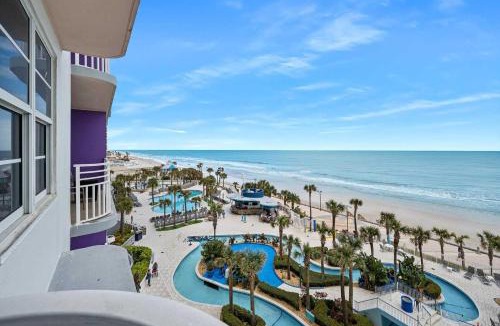 Brush - Stewarts House | Luxury 6th Floor 3 BR Condo Direct Oceanfront Wyndham Ocean Walk Resort Daytona Beach | 604