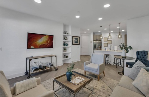 Spring Apartment | Luxury Apt, King Bed, Parking, Community Pool, Fitness Center, Outdoor Amenities