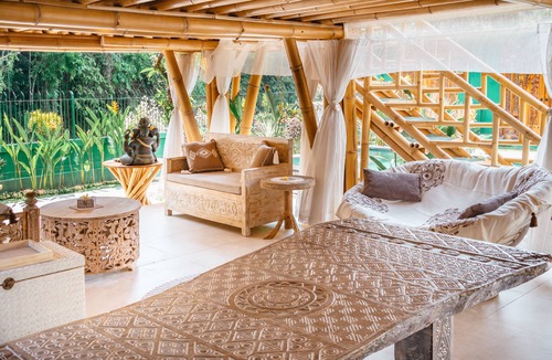 Celuk House | Luxury bamboo romantic, private villa , private pool and garden.
