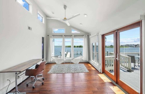 Osbornsville House | Luxury Bayfront Retreat w/Pool, Game Room & Dock