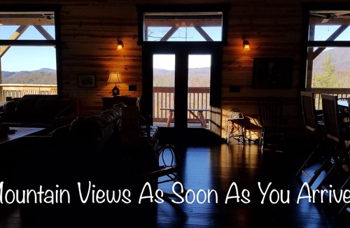 Purlear Cabin | Luxury Cabin, Stunning Views, Near Boone, ASU, Blue Ridge, Hiking, Fishing, ATV