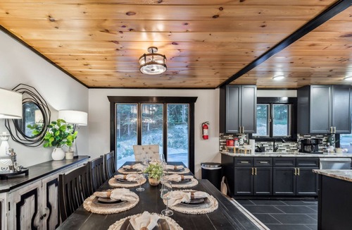 Caton Cabin | Luxury Cabin with Indoor Pool, Theater, Hot Tub & Fire Pit Sleeps 20