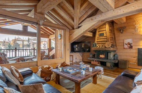 Le Cret Ski Chalet | Luxury Chalet with Spacious Interiors, Fireplace, Sauna, and Mountain Atmosphere