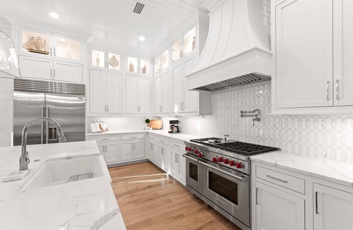 WaterSound Beach House | Luxury Coastal Escape Steps from Beach with Pool, Golf Cart and Rooftop Tower