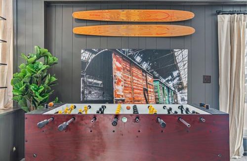 West Omaha House | Luxury Designer Home Theatre Games & BBQ Grill