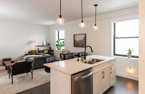East Town Apartment | Luxury Downtown Apt with Parking, Gym, and Lap Pool · Sleeps 4-5