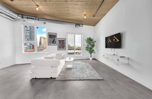 East Village Apartment | Luxury DT Calgary Suite, 5-Min Walk to Stampede