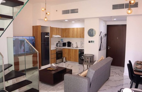 Masdar City Apartment | Luxury Duplex 2BR Oasis in Masdar City