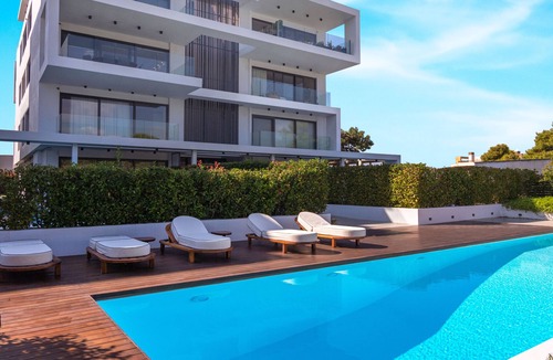 Elliniko House | Luxury duplex with a pool, gym, parking, 3,340 sq.ft., coastal & beach access.