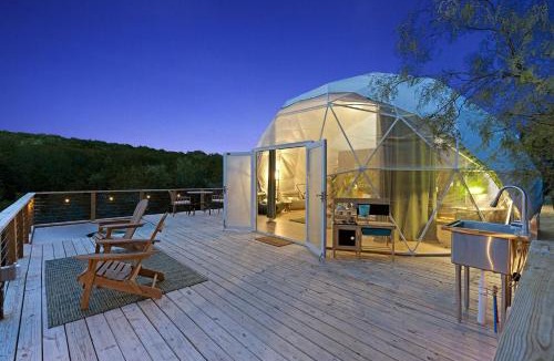 Marble Falls House | Luxury Glamping Retreat in Texas, Dome Rental for Perfect Nature Escapes