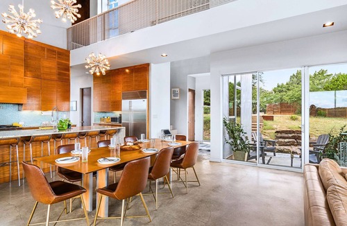 Dripping Springs House | Luxury Hilltop Villa with Hot Tub & Scenic Views
