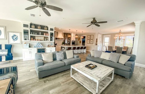 Holmes Beach House | Luxury Home Steps to the Beach with Pool, Spa and Rooftop!