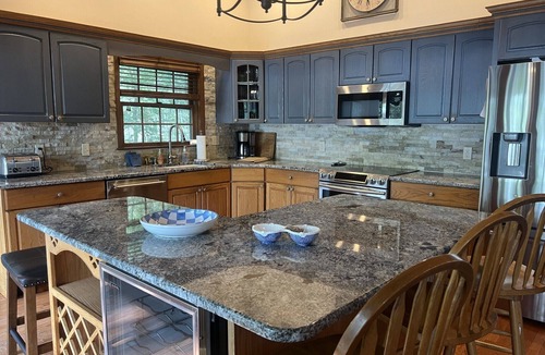 Locust Lake Village House | Luxury LAKEFRONT - Private Beach/Dock/Hot Tub/Sauna, and Skiing minutes away