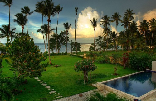 Las Terrenas House | Luxury ON THE BEACH, idyllic ocean cove, spectacular views, Infiniti pool