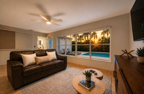 Hallandale Beach House | Luxury Pool Oasis 5 Min to Beach Modern Retreat