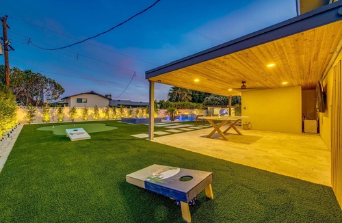 Park Scottsdale Four House | Luxury Pool Oasis - Modern Desert Home w/Resort Backyard, Fire Pits & Game Room
