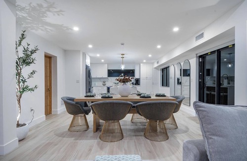 West Little Havana House | Luxury Poolside Oasis Backyard Lounge & Grill