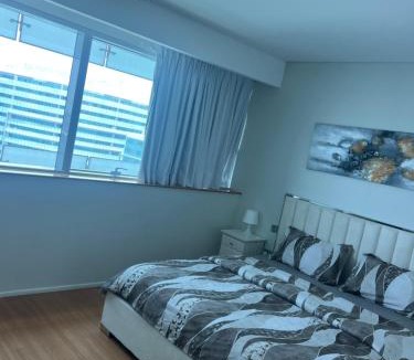 Al Raha Beach Apartment | Luxury private sea view room
